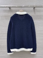Gucci 2025 Early Autumn Openwork Crocheted Knit Cardigan - Image 6