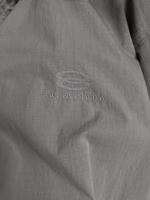 Balenciaga New Distressed Spray-Painted Plaid Jacket - Image 9