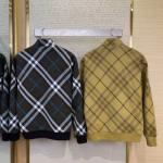 BBR Burberry Check Stand-Collar Jacket Coat - Image 3
