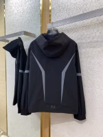 BLCG Balenciaga Single Loop Embroidered Hooded Sports Windbreaker - Image 3