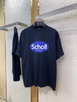 BLCG Balenciaga Shuangjian Print Crew Neck Short-Sleeve T-Shirt - Image 2