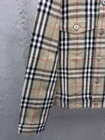 BURBERRY Checkered Button Jacket Coat - Image 7