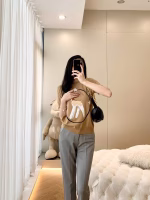 Burberry Deer Pattern Wool Knitted Short-Sleeve Top - Image 3