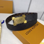 LV Double-Sided Monogram Canvas Tie-Dye Craft Belt - Image 9