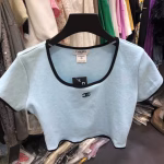 Chanel Jennie-style knitted crop top - Image 3