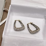 𝐃𝐈𝐎𝐑's new 𝐉'𝐚𝐝𝐢𝐨 retro full-diamond earrings - Image 5