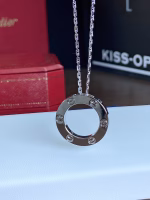 Love collection [色色R] large disc necklace - Image 3