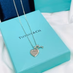 Tiffany necklace, Open Your Heart, Heart Pendant - Image 2