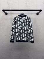 DIOR Jacquard Knit Mohair Cardigan - Image 7