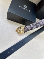 VERSACE 3.8cm La Medusa Double-Sided Belt - Image 3