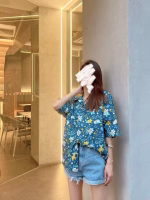 Gucci 2022 Spring/Summer New Arrival Letter Print Pajama-style Shirt - Image 3