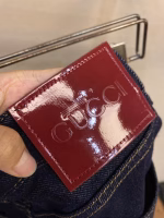 Gucci 2025 Spring/Summer New Straight-Fit Slim Denim Shorts - Image 3