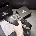 VERSACE 4.0cm Full Steel Buckle Reversible Belt - Image 3