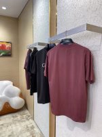 GUCCI White-Trimmed Spray-Painted Crew Neck Short-Sleeve T-Shirt - Image 3