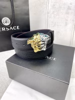VERSACE 4.0cm Universal Pattern Cowhide Belt - Image 3