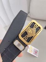 VERSACE Classic Medusa Head Full Steel Buckle Top-Grain Cowhide Belt - Image 3