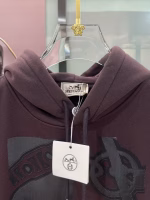 HERMÈS Fleece-Lined Thickened Hoodie - Image 3