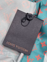 Louis Vuitton Green Printed Silk Short-Sleeve Shirt Set - Image 3