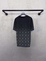 LOUIS VUITTON All-over Print with Gradient Print Short-Sleeve T-shirt - Image 3