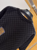 Louis Vuitton New Checkerboard Embroidered Badge Short-Sleeve T-Shirt - Image 2