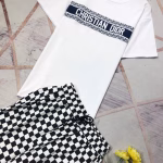 Dior casual solid-color printed T-shirt - Image 6