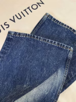 LV Louis Vuitton 2025 Early Spring New Photo Print Gradient Jeans - Image 2