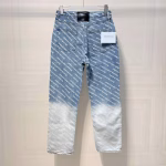 2022 Alexander Wang New Arrival: All-over Print Gradient Casual Pants