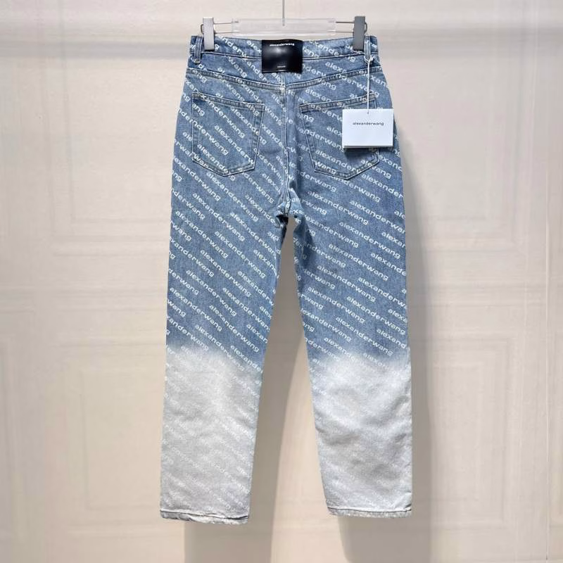 6 2022 Alexander Wang New Arrival: All-over Print Gradient Casual Pants - Image 1