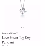 Tiffany necklace, Open Your Heart, Heart Pendant - Image 6