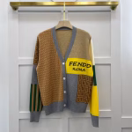 2022 Women's Fendi Spring/Summer V-neck Knitted Cardigan