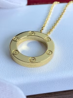 Love collection [色色R] large disc necklace - Image 8