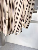 Balance Cartoon Pattern Embroidered Striped Sun Protection Set - Image 7