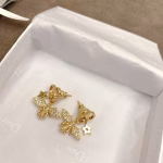 𝐃𝐈𝐎𝐑' 2021 New Style Full Diamond Little Bee Earrings - Image 4