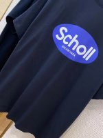 BLCG Balenciaga Shuangjian Print Crew Neck Short-Sleeve T-Shirt - Image 9