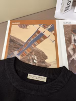 Bottega Veneta (BV) 2024 Autumn/Winter New Wool Blend Knitted Long-Sleeve Sweater - Image 4