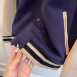 Celine 2022 Early Spring New Color-Block Baseball Jacket - Image 5