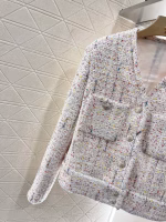 Chanel 2025 New Knitted Dress Pocket Coat - Image 4