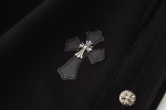 Chrome Hearts Cross Leather Label Embroidered Rivet Sweatpants - Image 10