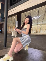 Dior 2022 Spring/Summer latest collection star-patterned vest knit dress - Image 4