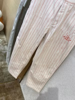 DIOR Embroidered Striped Casual Set - Image 4