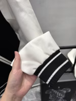 Givenchy Classic Patchwork Baseball Jacket with Leather Sleeves - Image 4