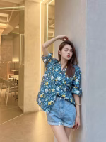 Gucci 2022 Spring/Summer New Arrival Letter Print Pajama-style Shirt - Image 4