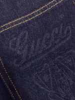 Gucci 2025 Spring/Summer New Straight-Fit Slim Denim Shorts - Image 4