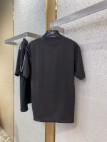 GUCCI White-Trimmed Spray-Painted Crew Neck Short-Sleeve T-Shirt - Image 4