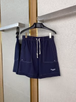 GVC Givenchy Denim Linen Embroidered Shorts - Image 4