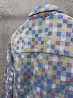 LOUIS VUITTON Colorful Plaid Denim Jacket - Image 4