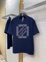 Louis Vuitton Embroidered Beaded Short-Sleeve T-Shirt - Image 4