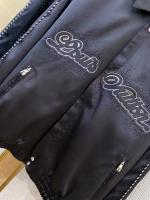 Louis Vuitton Rhinestone-Embroidered Baseball Jacket Coat - Image 8