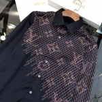 LV Louis Vuitton 2022 Early Spring New Men's Original Quality Casual Long-Sleeve Shirt - Image 3