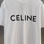 Celine Chest Letter Short-Sleeve Top - Image 4